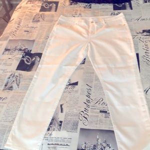 Loft NWT white jeans